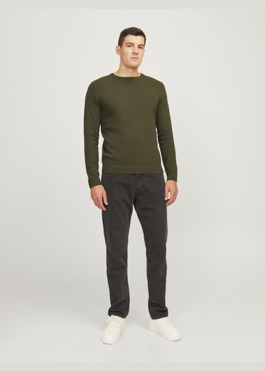 JJ Rebel Khaki Knit Jumper