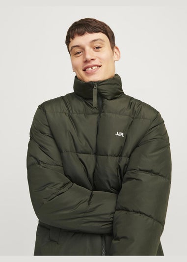 JJ Rebel Green Padded Puffer Coat