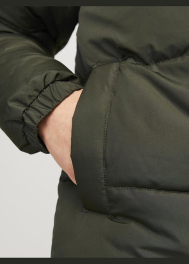 JJ Rebel Green Padded Puffer Coat