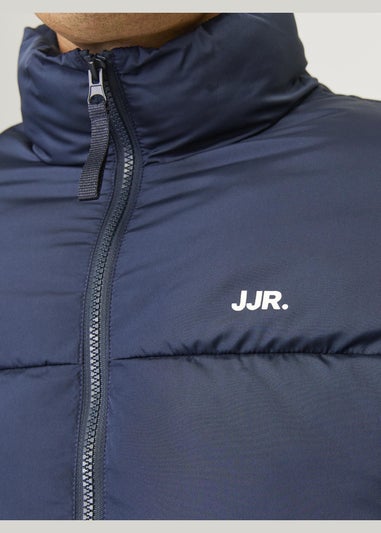 JJ Rebel Navy Padded Puffer Coat