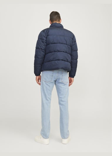 JJ Rebel Navy Padded Puffer Coat