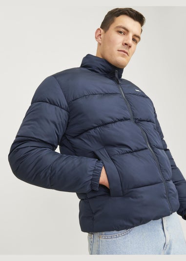 JJ Rebel Navy Padded Puffer Coat