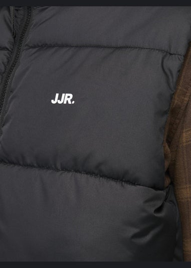 JJ Rebel Black Padded Gilet