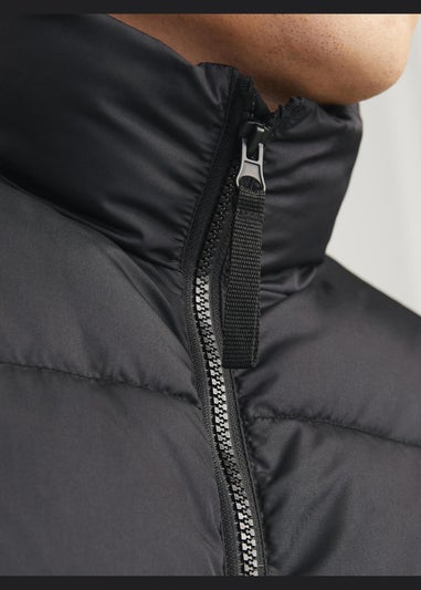 JJ Rebel Black Padded Gilet