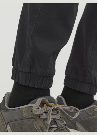 JJ Rebel Black Michael Cargo Trousers