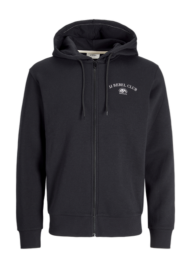 JJ Rebel Black Zip Up Hoodie