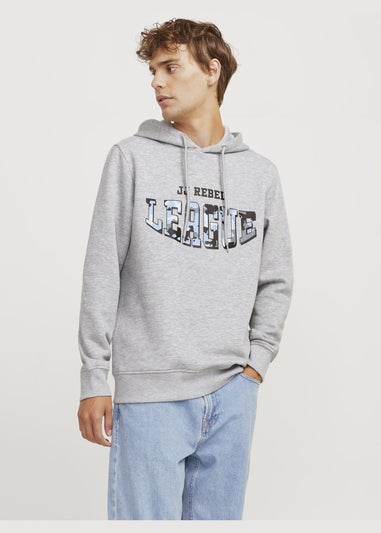 JJ Rebel Grey Dare To Be Bold Hoodie