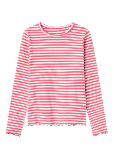 Name It Kids Pink Striped T-Shirt (6-12yrs)