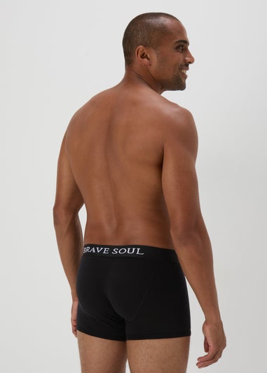 Brave Soul 2 Pack Black Boxers