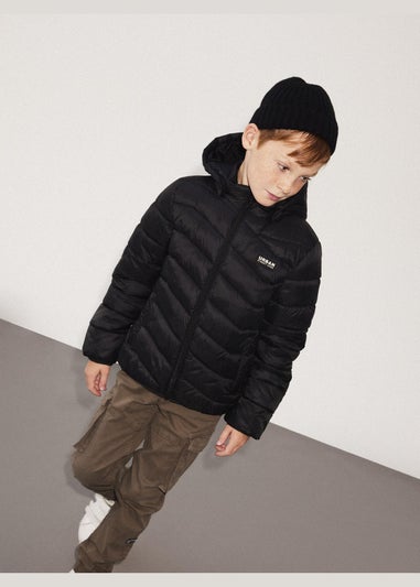 Name It Kids Black Urban Coat (6-12yrs)