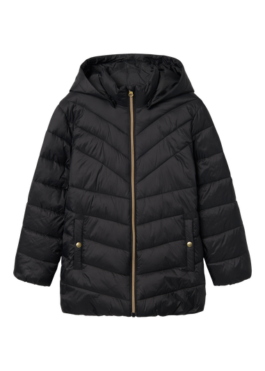 Name It Kids Black Padded Coat (6-12yrs)