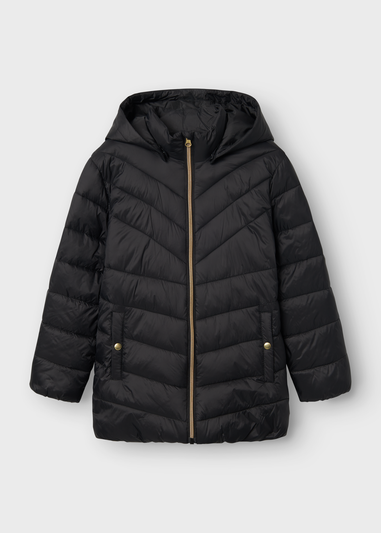 Name It Kids Black Padded Coat (6-12yrs)