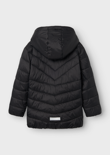 Name It Kids Black Padded Coat (6-12yrs)