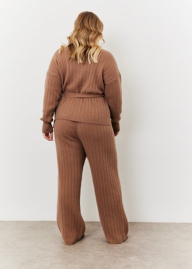 In The Style Jess Millichamp Mocha Trousers