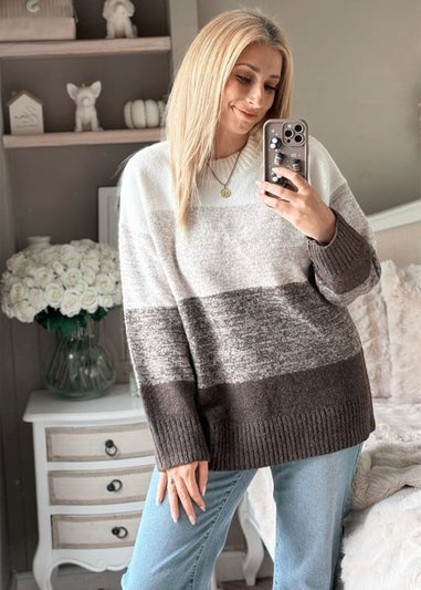 In The Style Stacey Solomon Tonal Crew Neck Jumper