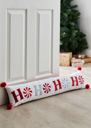 Catherine Lansfield Christmas Ho Ho Ho Door Draught Excluder (90x20cm)