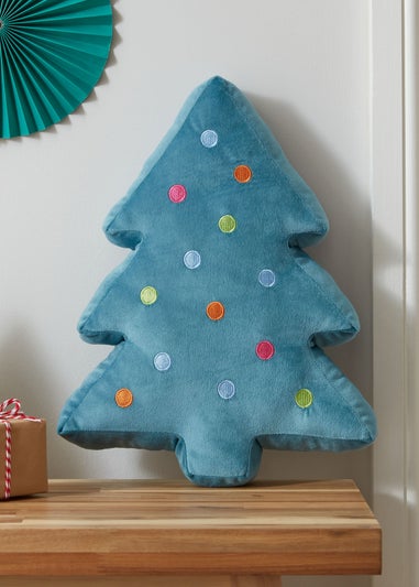 Catherine Lansfield Christmas Tree 3D Shaped Cushion (40x34cm)