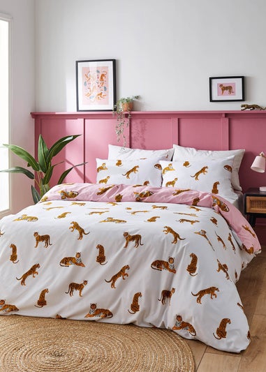 Sassy B Tiger Soft Microfibre Reversible Duvet Cover Set