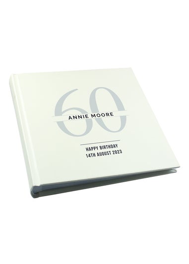 Personalised Memento Company Ivory Birthday Square Photo Album