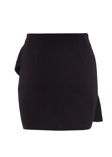 Quiz Black Frill Mini Skirt