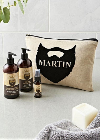 Personalised Memento Company Stone Name Only Beard Kit