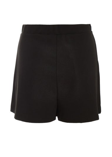 Quiz Black Wrap Skort