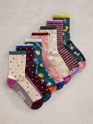 7er-Pack Socken Wochentage