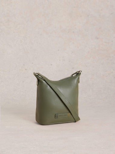 Mini Fern Crossbody-Tasche aus Leder