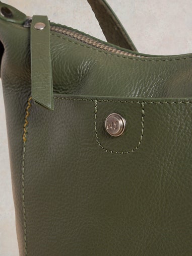 Mini Fern Crossbody-Tasche aus Leder