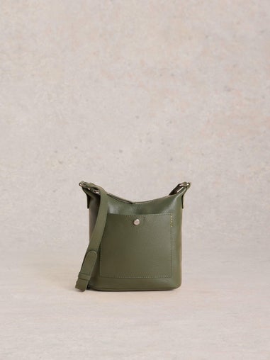 Mini Fern Crossbody-Tasche aus Leder