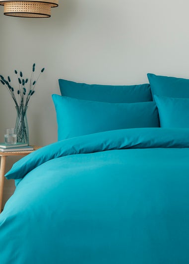 Appletree Style Pure Cotton Teal Duvet Cover Set