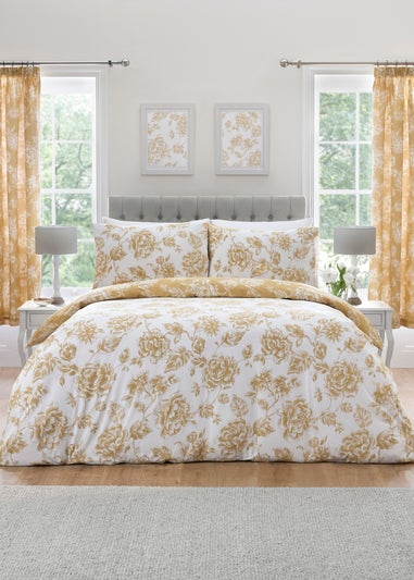 Dreams & Drapes Design Mishka Gold Duvet Cover Set