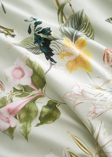 RHS Exotic Floral Cotton Reversible Duvet Cover Set