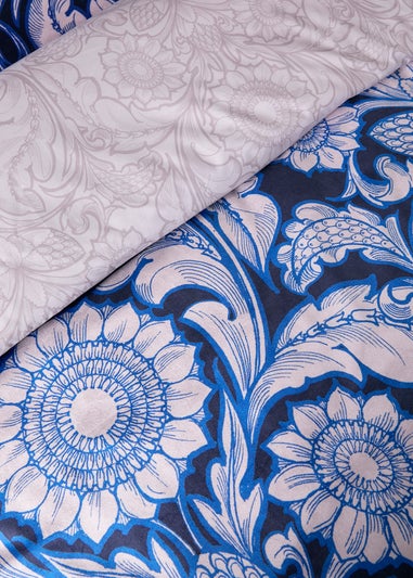 Laurence Llewelyn-Bowen Romilly Blue Jacquard Duvet Cover Set