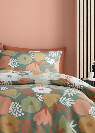 Fusion Yasmin Green Duvet Cover Set