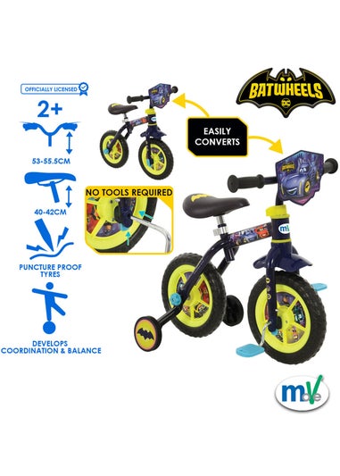 Batwheels 2in1 Training Bike (10")