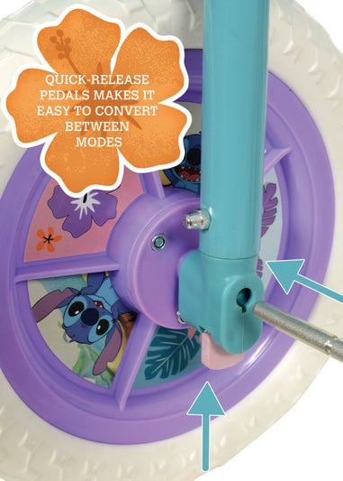 Disney Stitch 2in1 Training Bike (10")