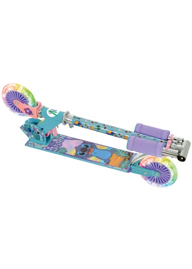 Disney Stitch Folding Inline Scooter with Light Up Wheels