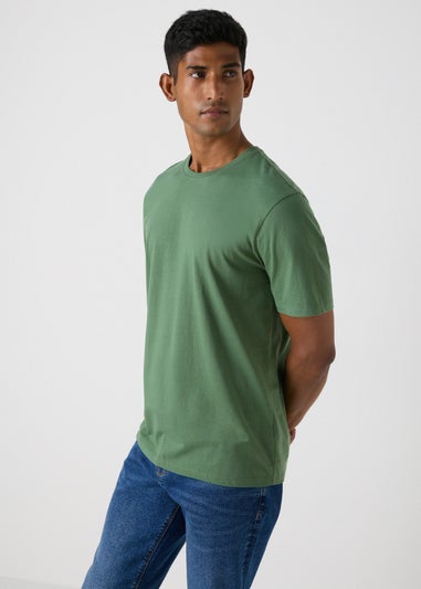 Green Essential Crew Neck T-Shirt