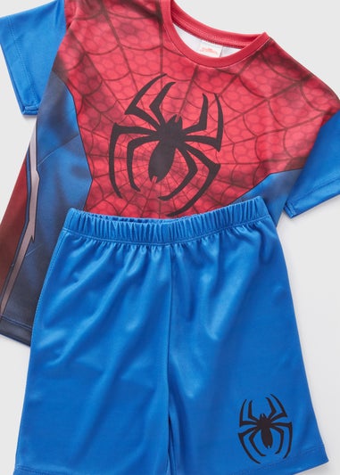 Spiderman Blue Top & Shorts Set (1-7yrs)