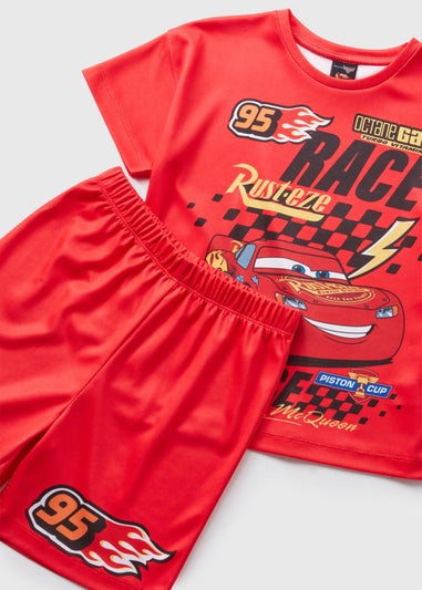 Cars Boys Red Top & Shorts Set (1-7yrs)