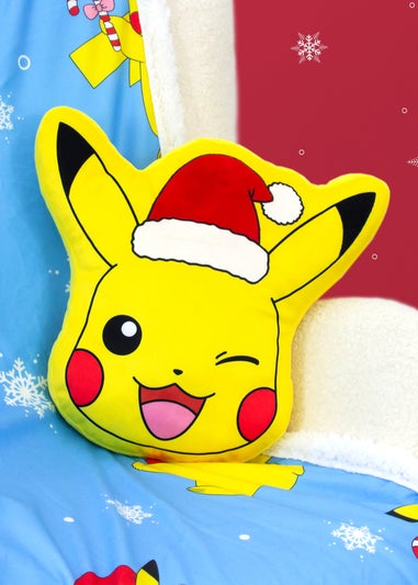 Character World Pokémon Christmas Snowy Decorative Shaped Cushion