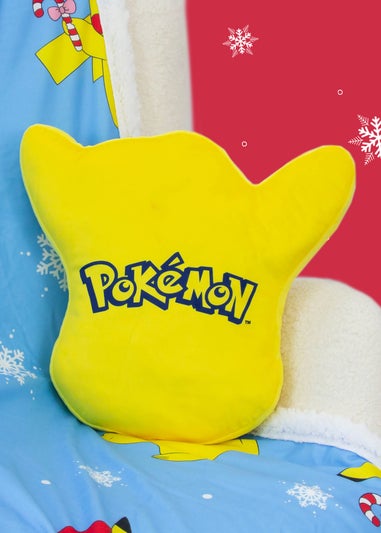 Character World Pokémon Christmas Snowy Decorative Shaped Cushion