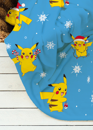 Pokemon Snowy Faux-Shearling Backed Fleece Throw (100x150cm)