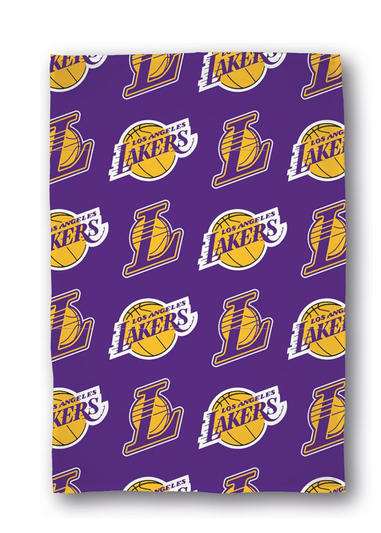 NBA Lakers Purple Flannel Fleece Blanket