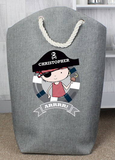 Personalised Memento Company Grey Pirate Storage Bag