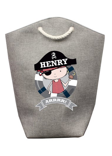 Personalised Memento Company Grey Pirate Storage Bag