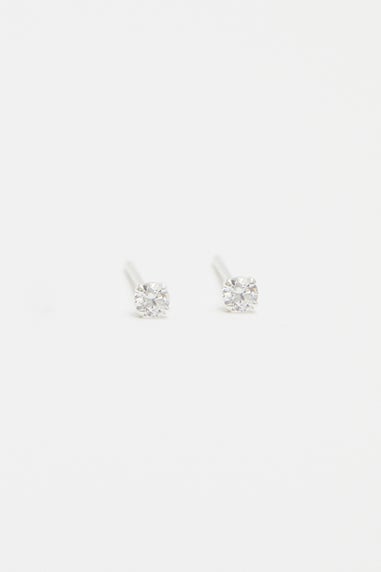 Simply Silver Sterling Silver 925 Cubic Zirconia Small Stud Earring