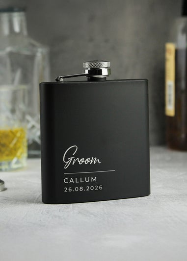 Personalised Memento Company Free Text Script Hip Flask