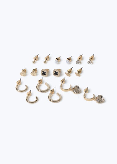 Muse Gold And Pearl Earring Multipack